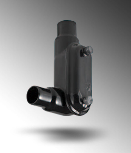 Product image for Calpipe PV0700LL28 3/4" PVC Coated Galvanized Rigid Fitting, Form 8 LL