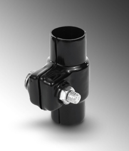 Product image for Calpipe PV3025RE87 3" - 2-1/2" PVC Coated Galvanized Rigid Reducing Bushing