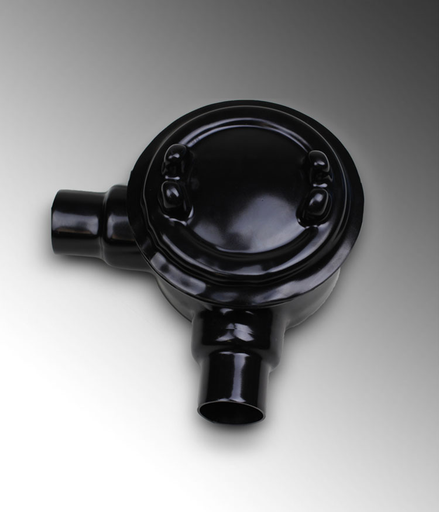 Product image for Calpipe PV0700GUAL26 3/4" PVC Coated Galvanized Rigid GUAL Junction Box