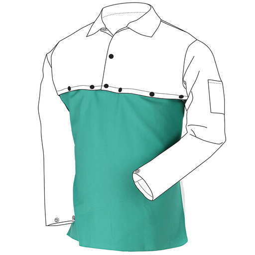 24" FR COTTON BIB