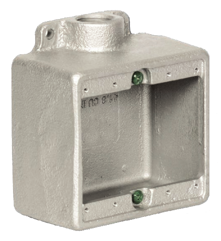 Product image for SEPCO FS2-50 1/2 GANG BOX