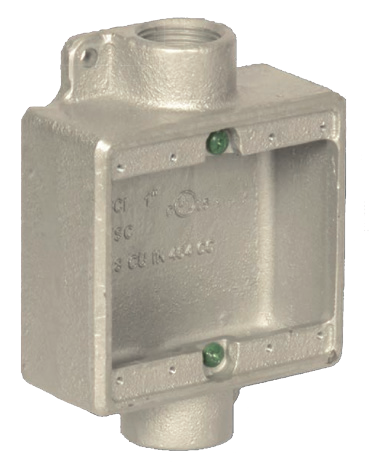 Product image for SEPCO FDC2-75 3/4IN GI DBL GANG"FDC" DEVICE BOXES