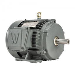 WorldWide Electric PEWWE3-18-182T 3HP Premium Efficiency Severe Duty Motor, 1800 RPM, 208-230/460V 3-Phase, 182T Frame, TEFC Enclosure, Rigid Base