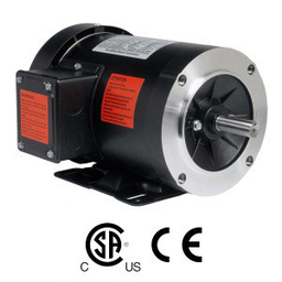 WorldWide Electric NATE1-36-56CB 1HP General Purpose Fractional HP Motor, 3600 RPM, 208-230/460V 3-Phase, 56C Frame, TEFC Enclosure, C-Face w/ Removable Base