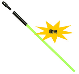 Tuff-Rod Extra Flex Glow Fishing Poles
