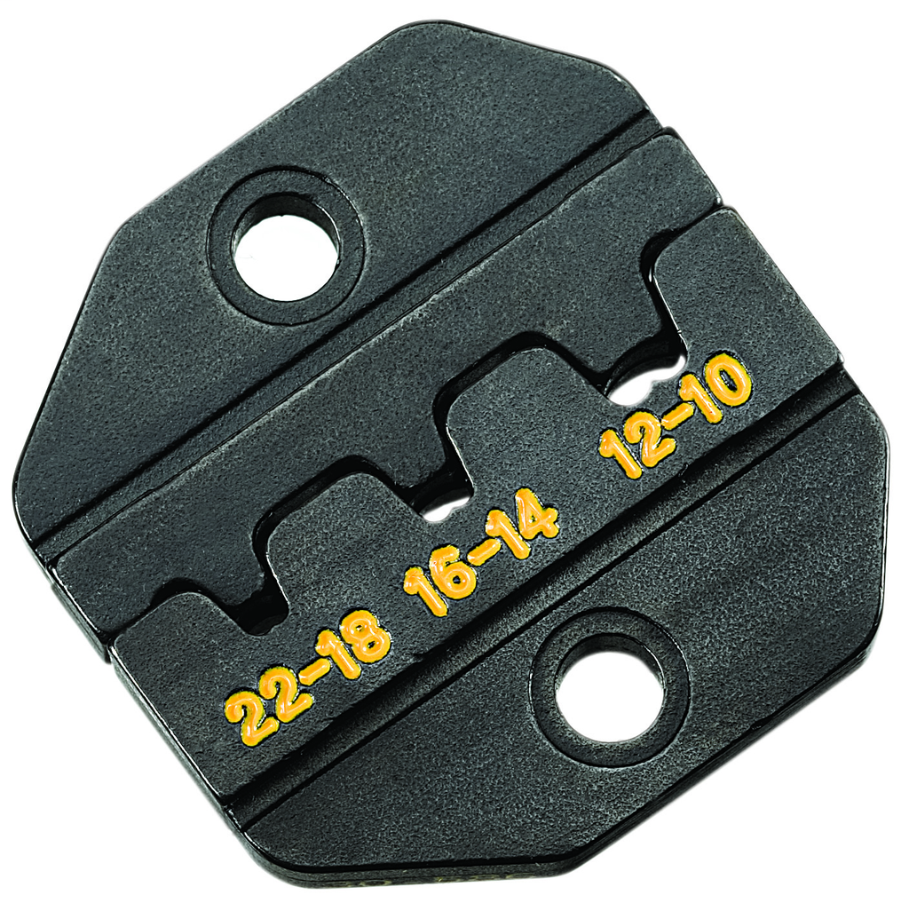 Die Set, Non-Insulated Open Barrel Terminals 22-12 AWG