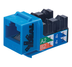 Product image for IDEAL 89-760YL CAT6 KEYSTONE JACK