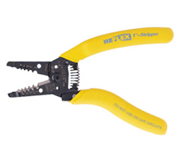 Ideal 45-621 Reflex T-Stripper Wire Stripper, 12/2 & 14/2 Solide NM Cable w/Ergonomic Handle