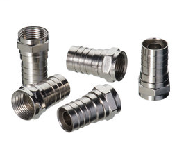 RG-6 Quad F Hex Crimp