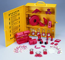 Industrial Lockout/Tagout Station