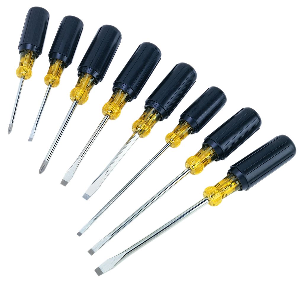 8-Piece Cushioned-Grip Screwdriver Set