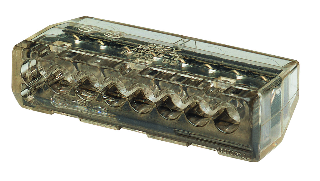 In-Sure® Push-In Wire Connector, Model 90 8-Port Black, Jar of 100 In-Sure® Push-In Wire Connector, Model 90 8-Port Black, Jar of 100