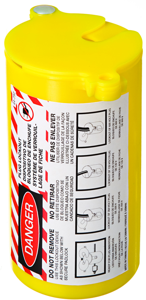 Product image for Ideal 44-792 Safety Plug Lockout 3" x 5-1/2" (up to 3" Diameter)