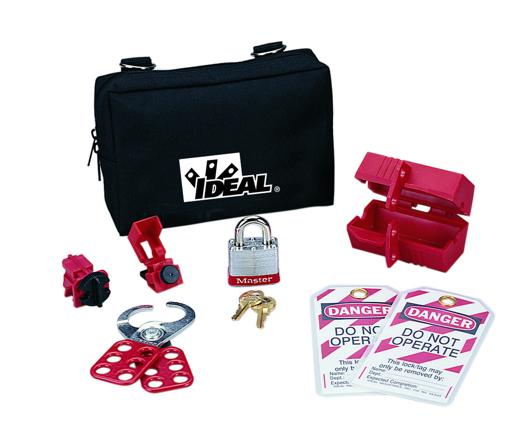 Product image for Ideal 44-973 8Pc Starter Safety Lockout/Tagout Kit
