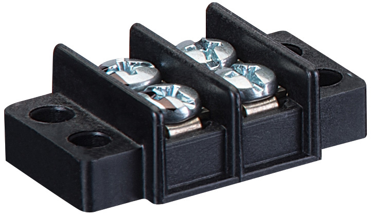 Product image for Ideal 89-304 Double Row Terminal Strip 4-Circuit 14-22AWG 20A/150V