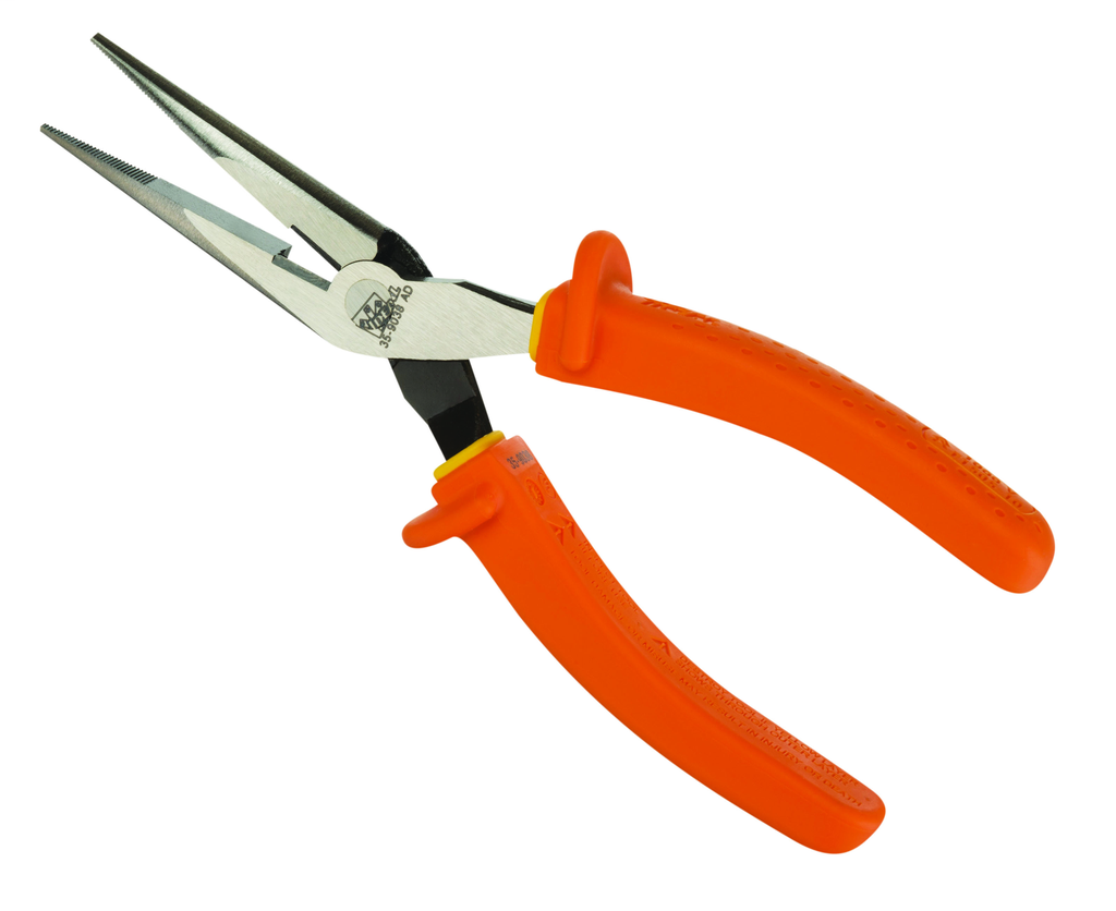 Product image for Ideal Industries 35-9038 8-1/2 Inch Insulated Long Nose Pliers