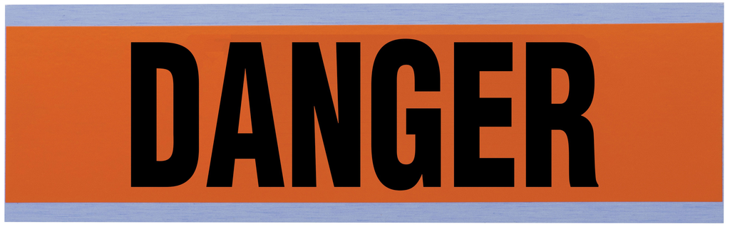 Product image for Ideal 44-289 Voltage & Conduit Marker Card "Danger" 2-1/4" x 9" Vinyl-Impregnated Cloth