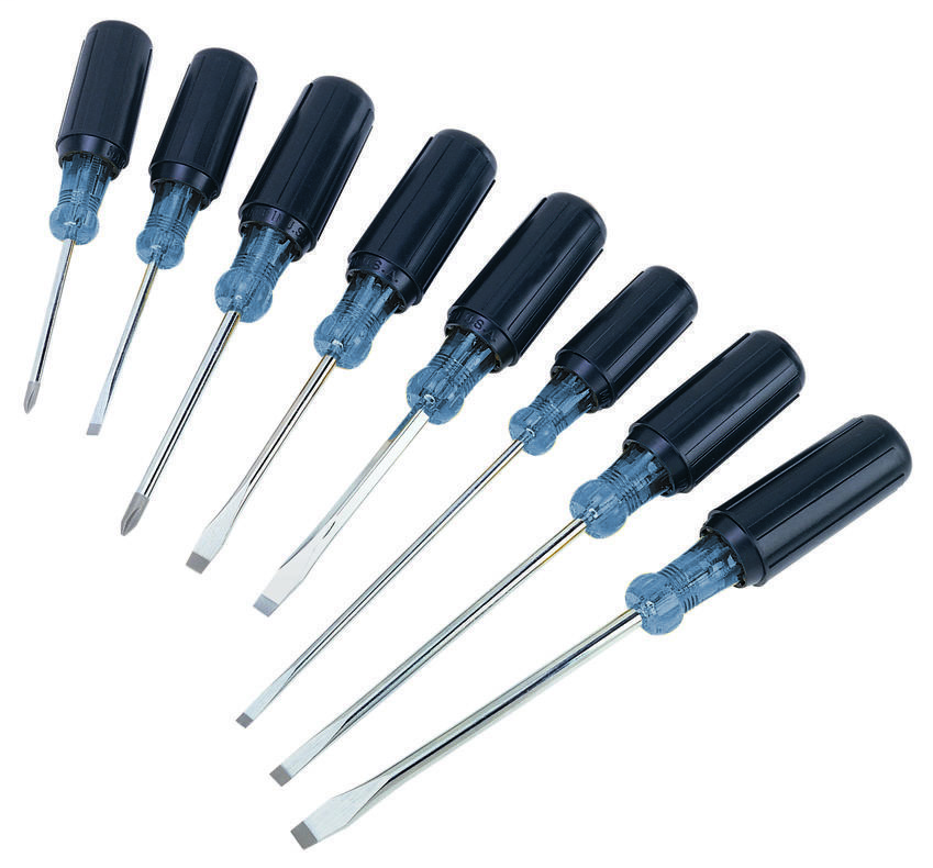 Product image for Ideal 35-298 8PC Screwdriver Set, Slotted & Phillips w/Cushion Grips