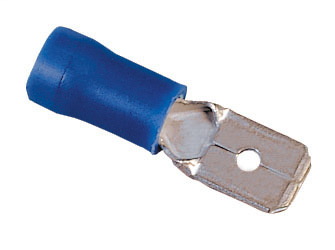 Product image for Ideal 83-9981 Vinyl Insulated Disconnect Terminal, Male, 16-14AWG, 300V, (50/Box)