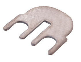 Product image for Ideal 89-323 Terminal Strip Jumper Flat Slip-On, 3/8" Center Spacing, (10/Pkg)