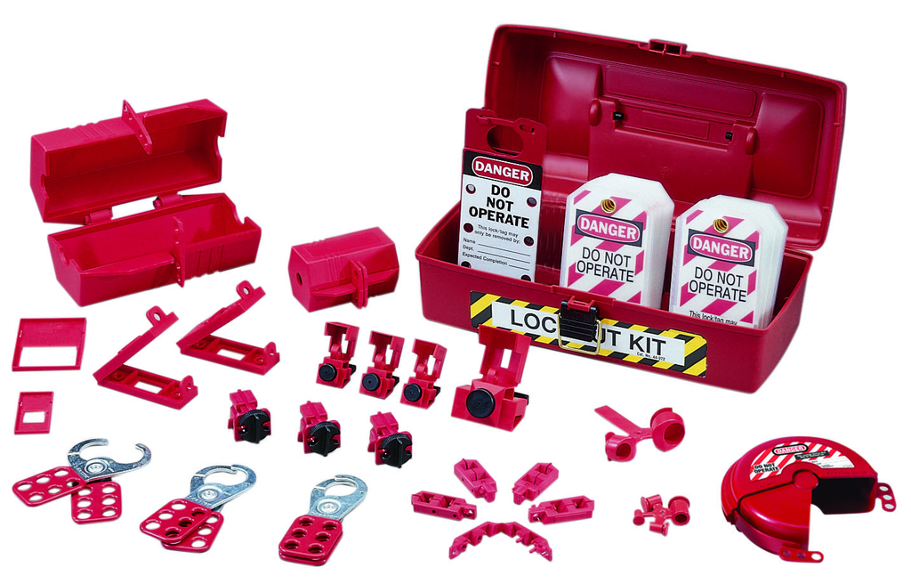 Product image for Ideal 44-972 36Pc Plant Facility Safety Lockout/Tagout Kit