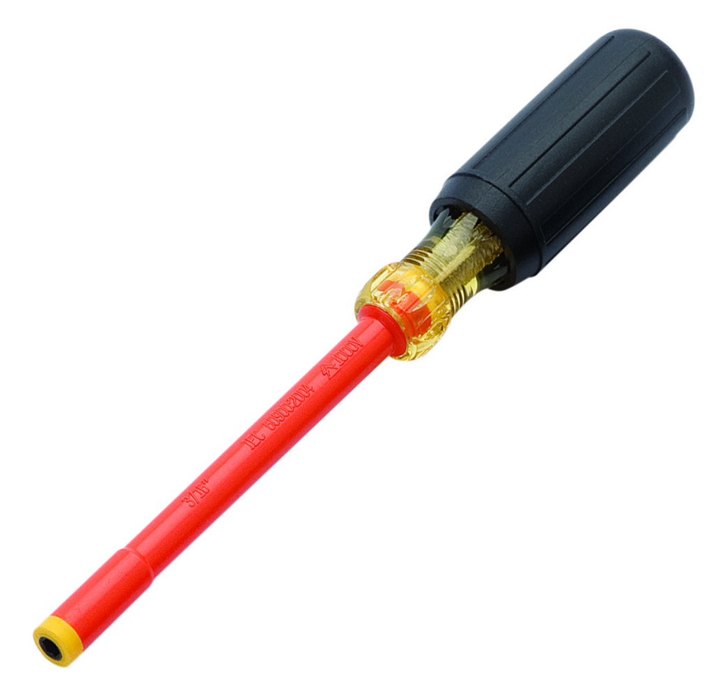 Product image for Ideal Industries 35-9290 3/16 x 5 Inch Insulated Nutdriver