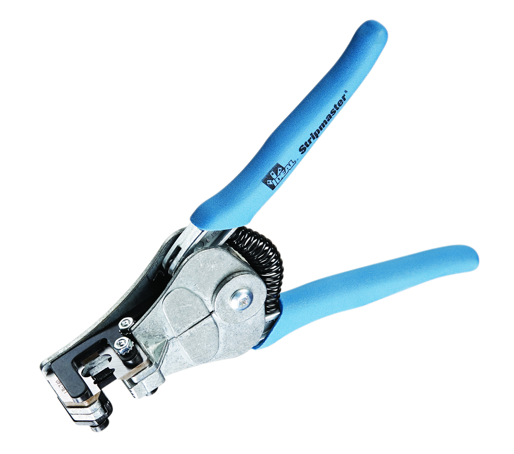 Product image for Ideal 45-262 Coax Wire Stripper for RG-6, w/Cushion Grip Handle