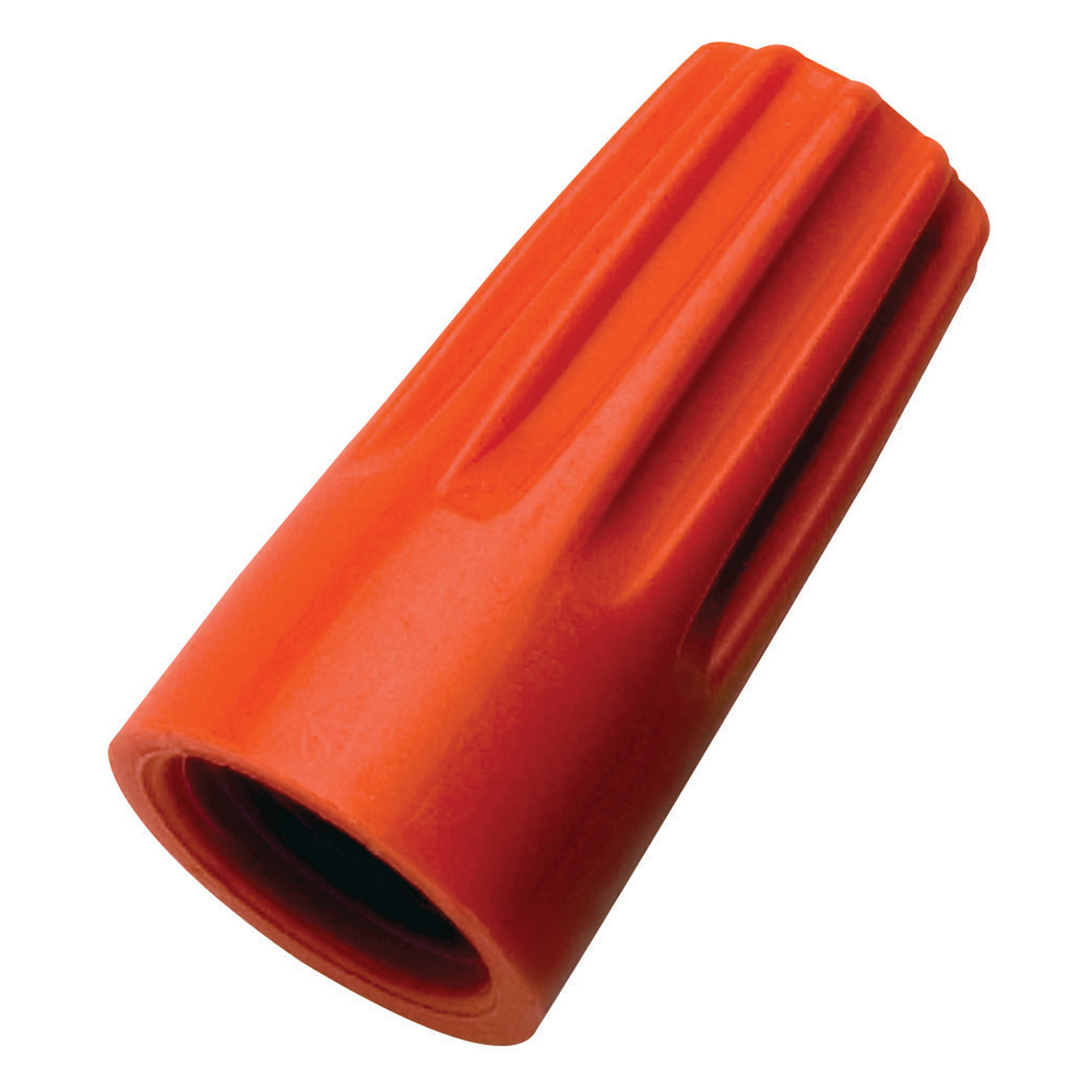 Product image for Ideal 30-873 Orange Wire-Nut® (73B), #22 to #14 AWG / 600v (50,000/Barrel)
