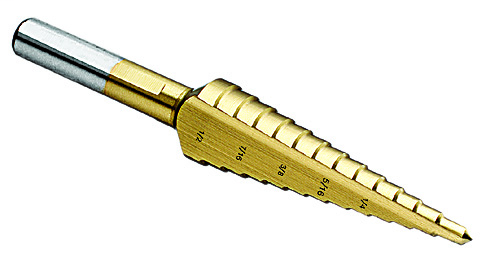 Product image for Ideal 35-511 Step Drill, 1/8" to 1/2"