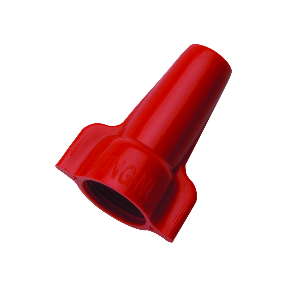Product image for Ideal 30-852 Red Wing-Nut® (452), #18 to #10 AWG / 600v (25,000/Barrel)