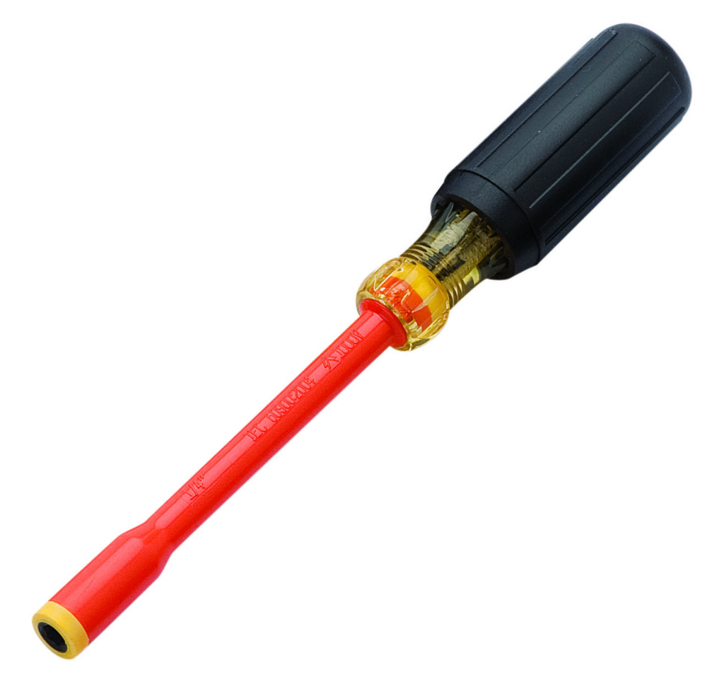 Product image for Ideal Industries 35-9291 1/4 x 5 Inch Insulated Nutdriver