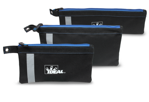 IDEAL 37-053 FLAT ZIPPER POUCH 3 PA Product image for IDEAL 37-053 FLAT ZIPPER POUCH 3 PA