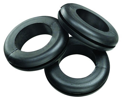 Product image for Ideal 774136 PVC Grommets 3/4" I.D., Black, 10/Bag