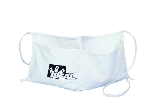 Product image for Ideal Industries 35-474 8 x 15 Inch 2-Pocket Natural Duck Supply Apron