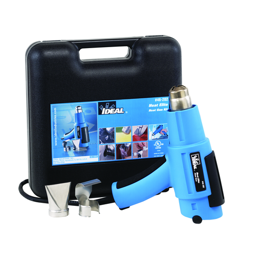 Product image for Ideal 46-202 Heat Elite Heat Gun Kit (Gun,Deflector,Wide-Slot Adapter), 930 F, Dual Range
