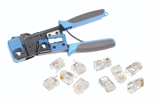 Product image for Ideal 33-700 Crimping Kit, Telemaster RJ11 RJ45
