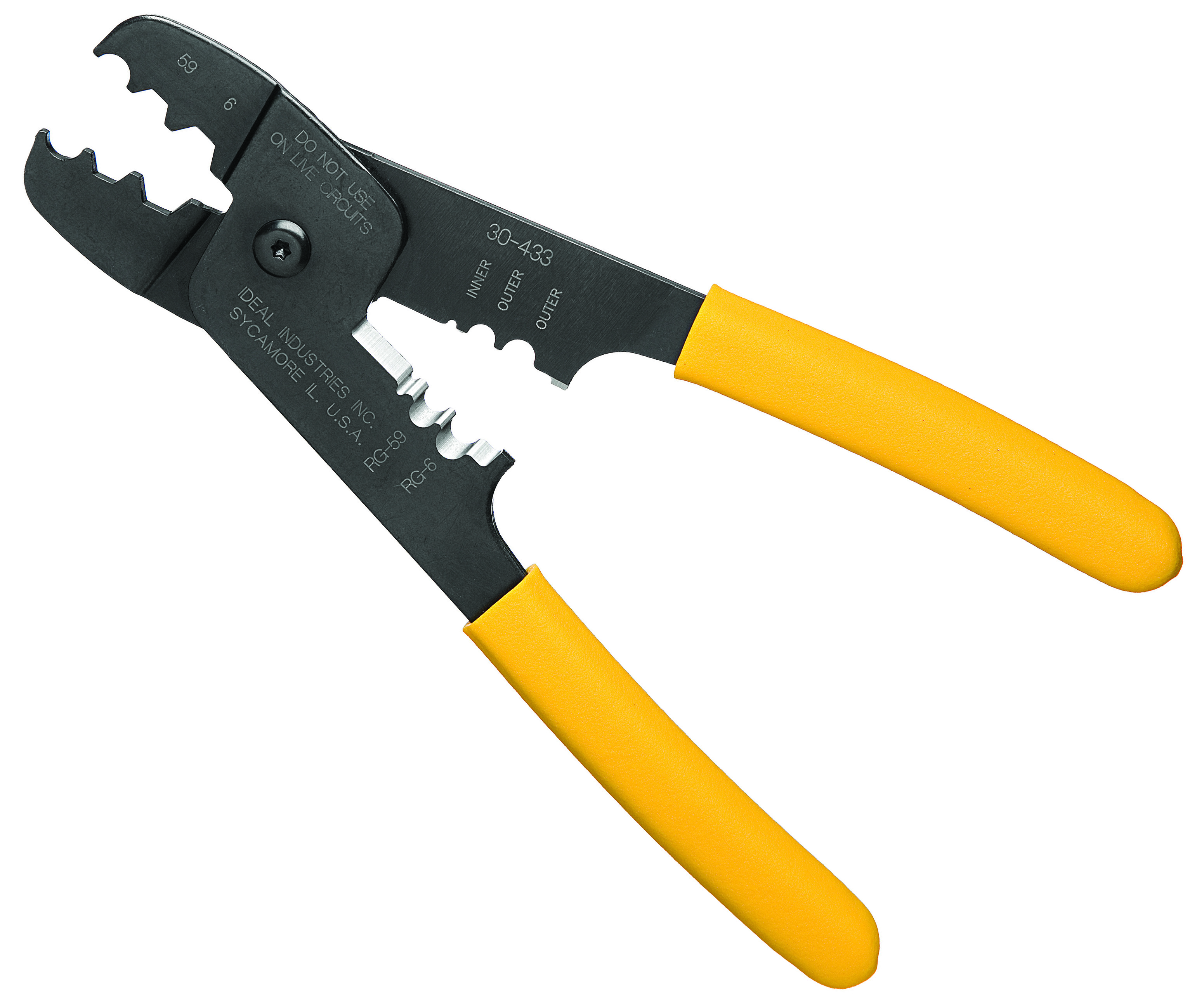Ideal 30-433 Coax Strip and Crimp Tool