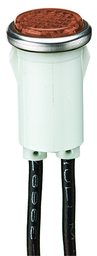 Ideal Industries 777321 1 or 3 W 125 VAC/VDC 25000 Hour Amber Polycarbonate Lens Nylon Flush Transparent Indicator Light