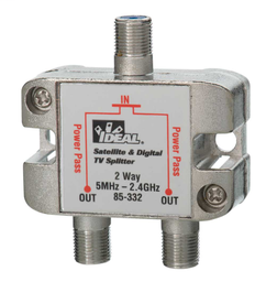 Ideal 85-332 2.3 GHZ Splitter, 2-Way