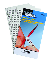 Ideal 44-103 Wire Marker Booklet - Legend 1-45 (10 each)