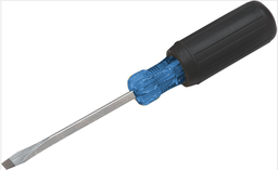 Ideal 35-154 1/4" Heavy-Duty Slotted Keystone Tip Screwdriver - 4" Square Long Shank