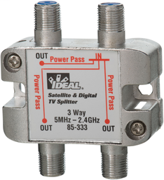 Ideal 85-333 2 GHZ Splitter, 3-Way