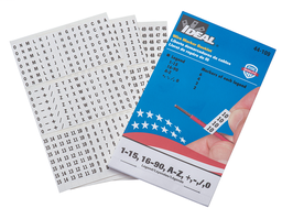 Ideal 44-109 Wire Marker Booklet, Assorted, 10 Pages