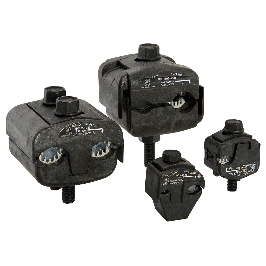 ILSCO IPC-4/0-6 MAIN 4/0AWG-4AWG TAP 6AWG-14AWG AL/CU ALUMINUM/ COPPER INSULATED CONNECTOR ILSCO IPC-4/0-6 MAIN 4/0AWG-4AWG TAP 6AWG-14AWG AL/CU ALUMINUM/ COPPER INSULATED CONNECTOR