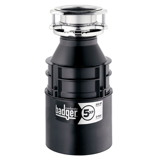 Badger 5XP Garbage Disposal, 3/4 HP