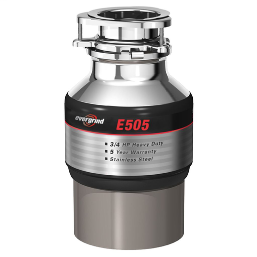 Evergrind E505 Garbage Disposal, 3/4 HP