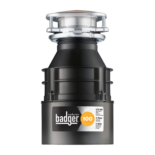 Badger 100 Garbage Disposal, 1/3 HP