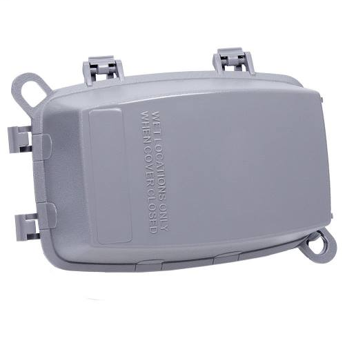 Product image for Intermatic WP1110GC WP17 0.5CORD 3- 5 /8 GRAY FOR .250" LOCK