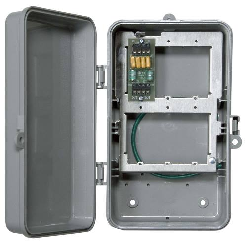 Product image for Intermatic IG2T3R NEMA 3R Plastic Enclosure 2-Line Outdoor Telephone Line Protector