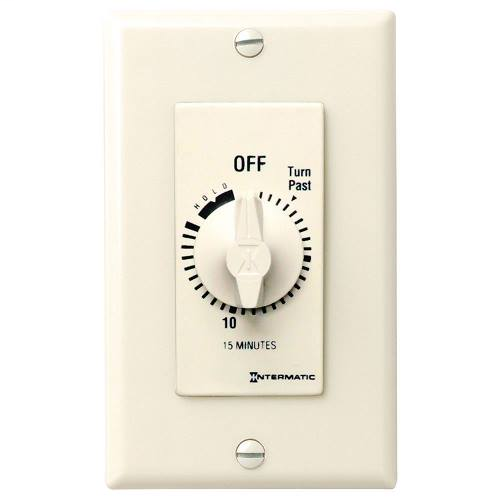Product image for Intermatic FD15MH 15 Minute 125 to 277 VAC 60 Hz SPST Ivory Countdown Timer with 15 Minute Hold